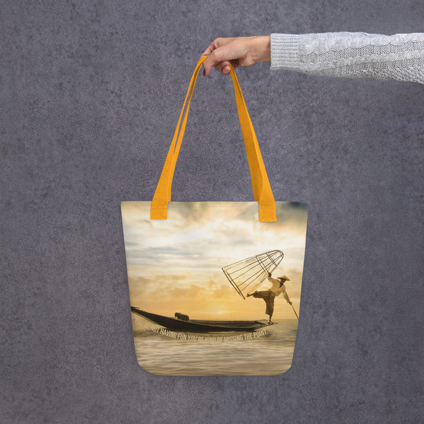 Having Fun Tote bag