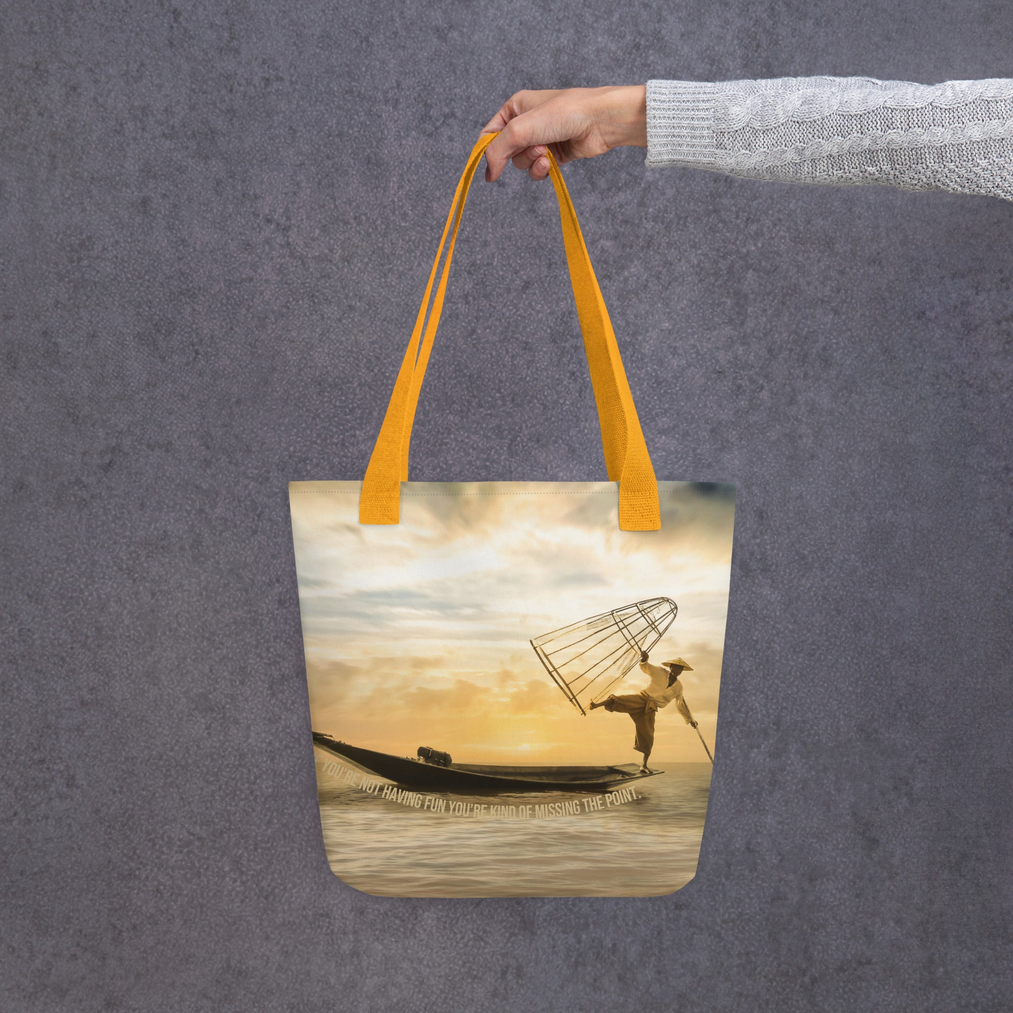 Having Fun Tote bag