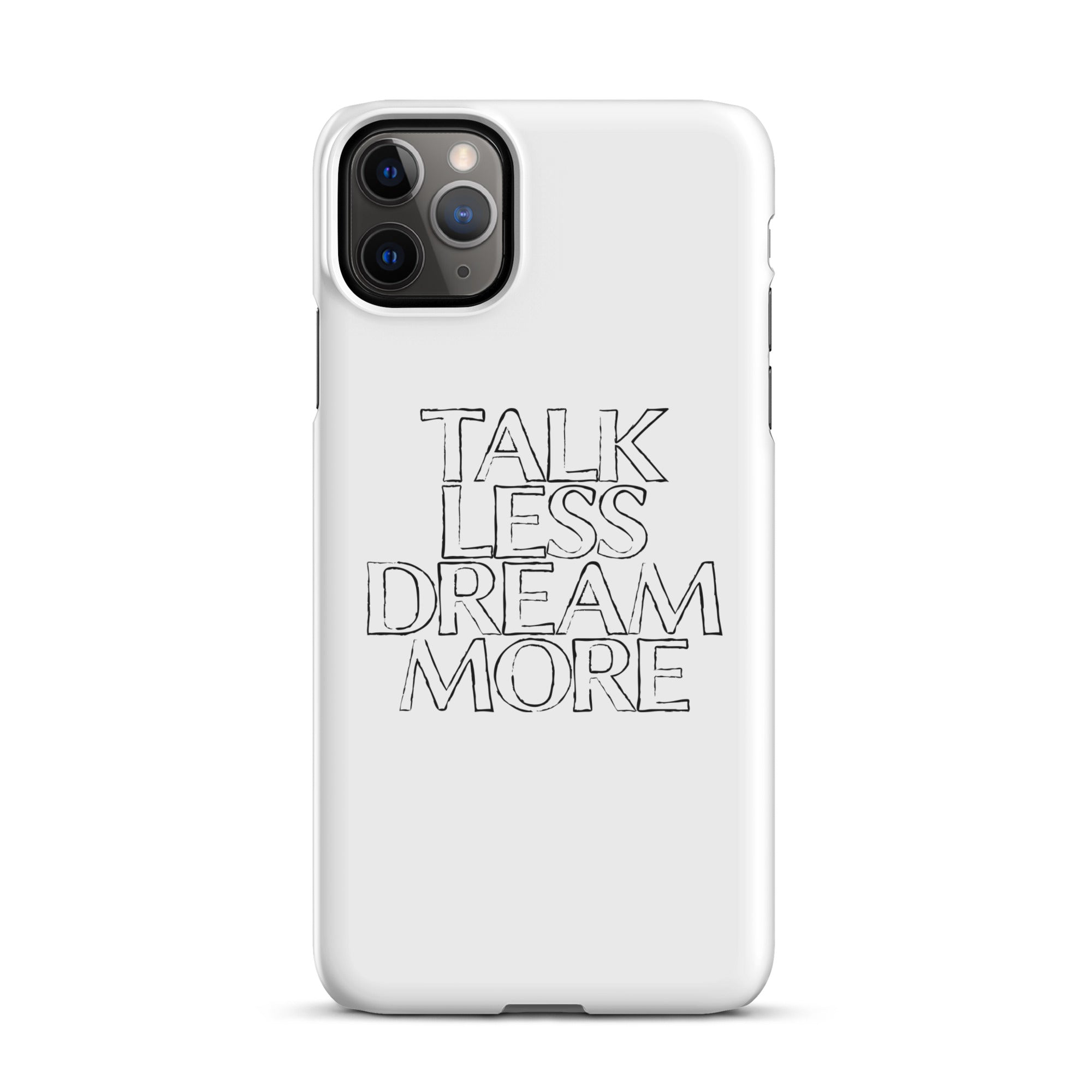 Dream More iPhone Case, White