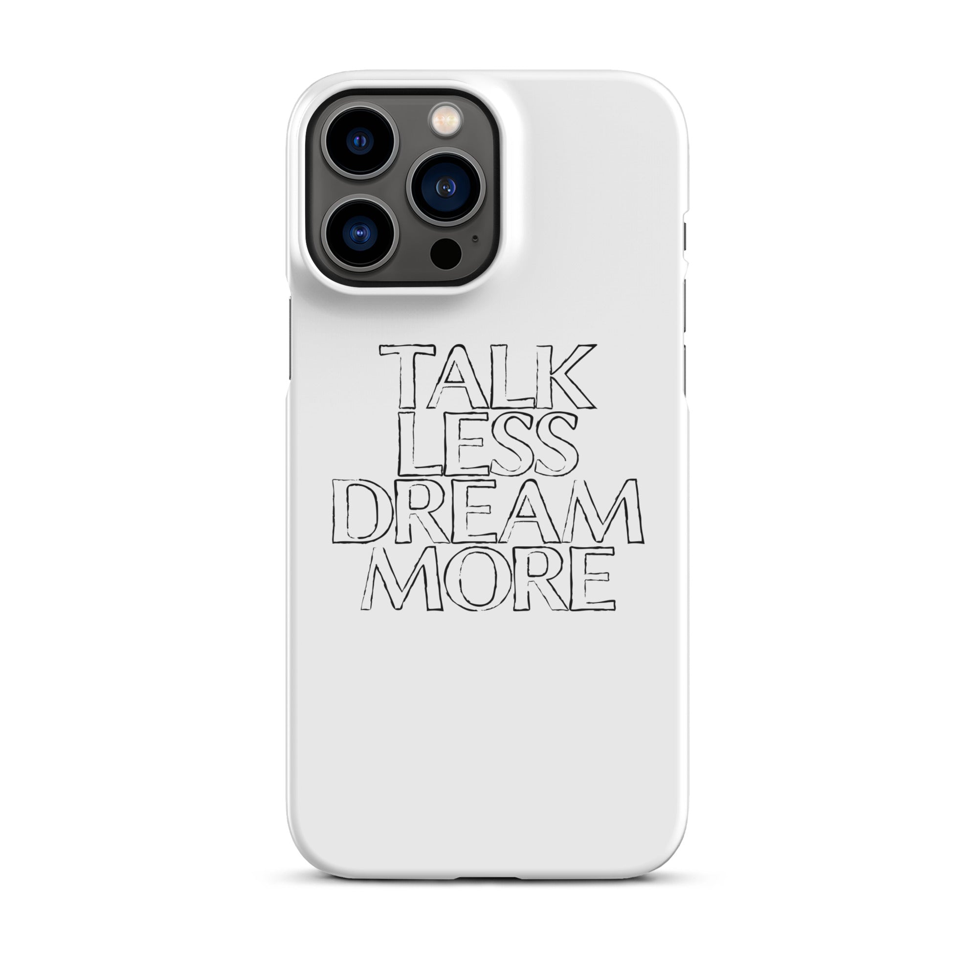 Dream More iPhone Case, White