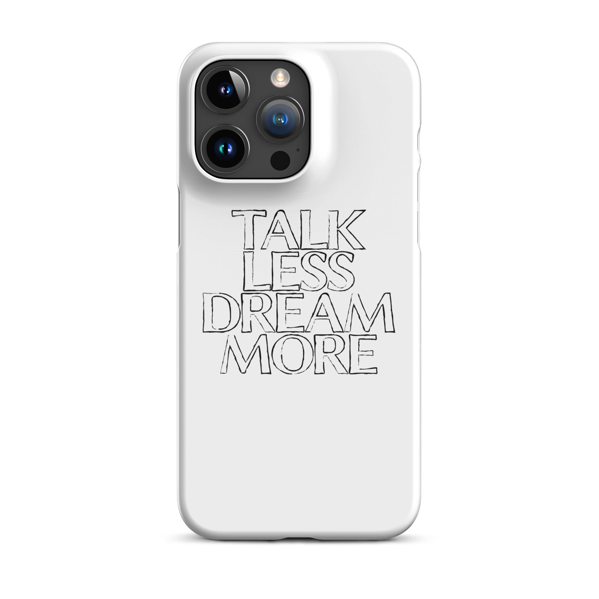 Dream More iPhone Case, White