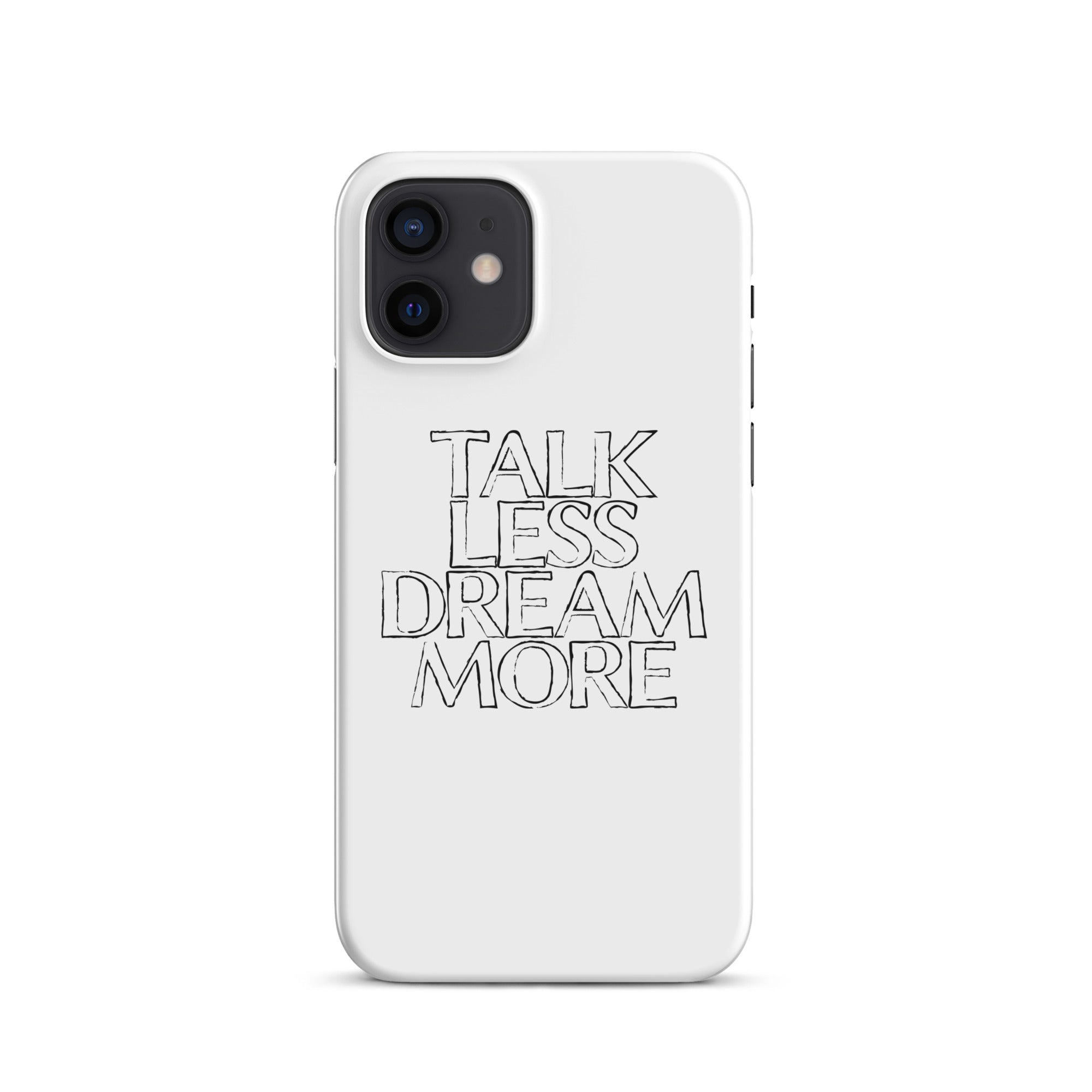 Dream More iPhone Case, White