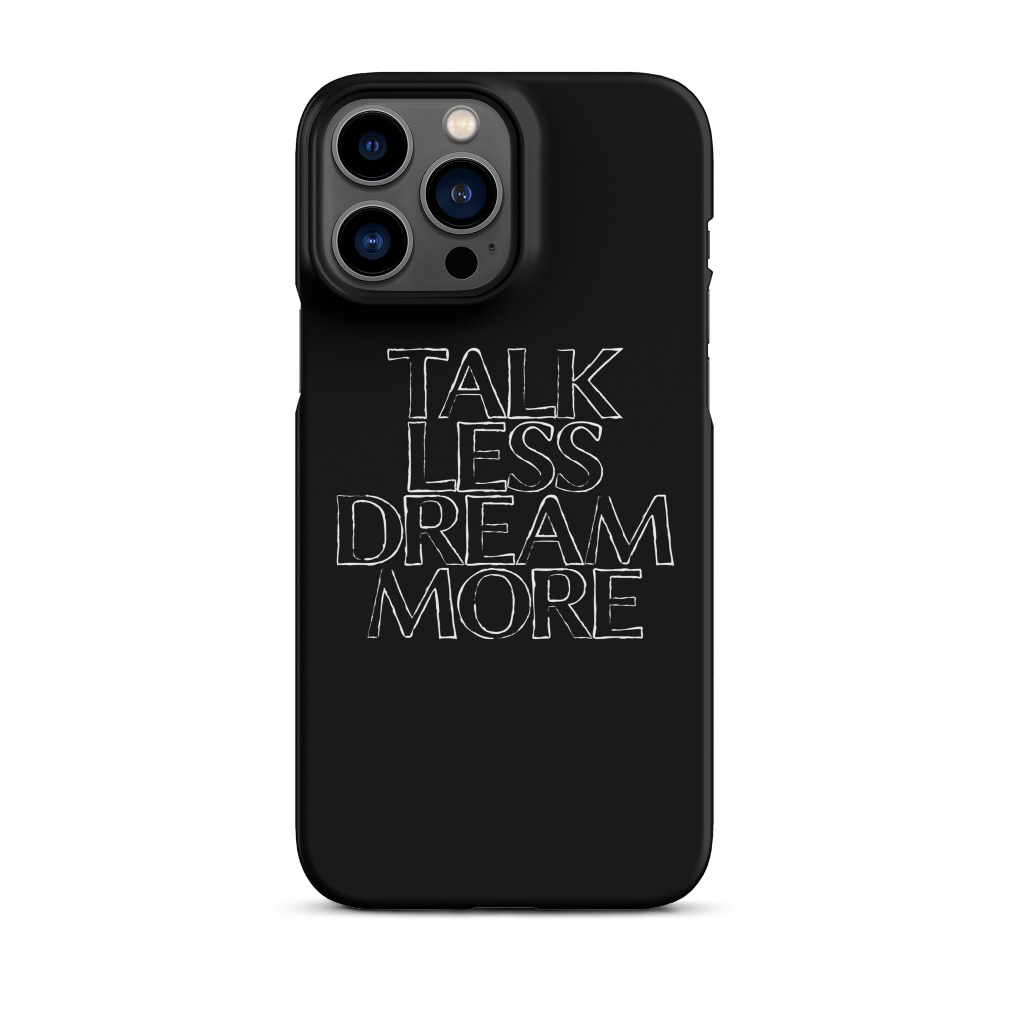 Dream More iPhone Case, Black