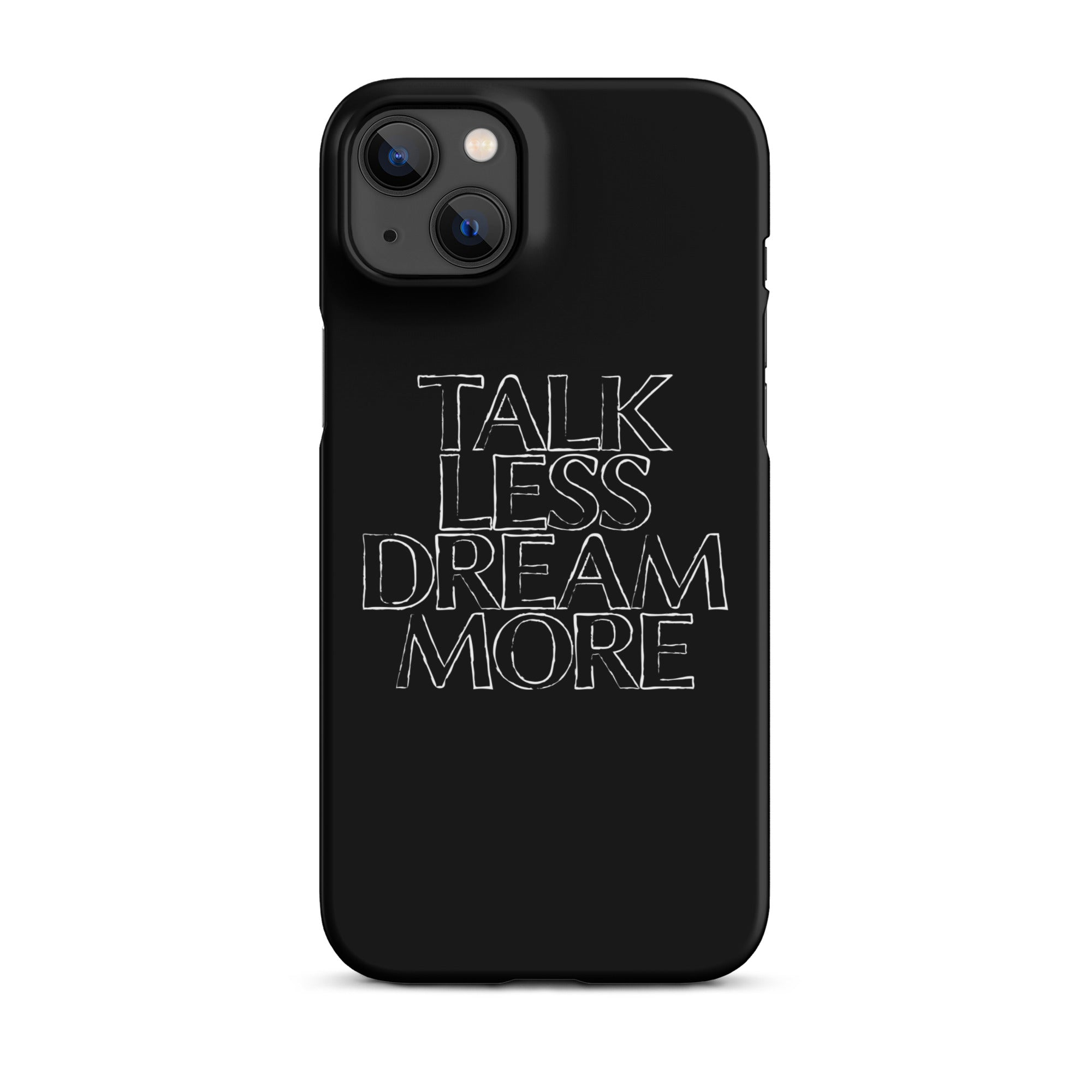 Dream More iPhone Case, Black