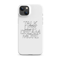 Dream More iPhone Case, White