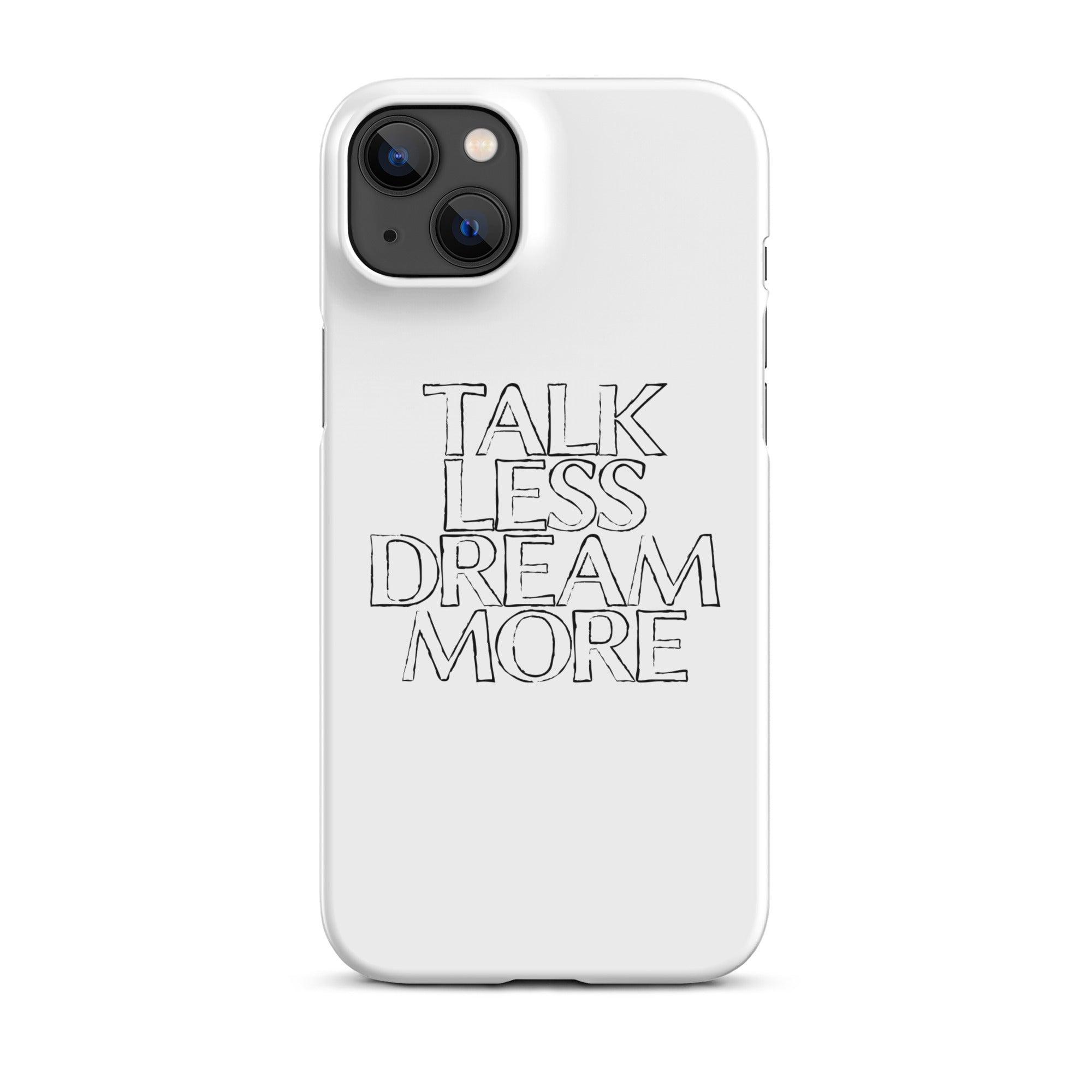 Dream More iPhone Case, White