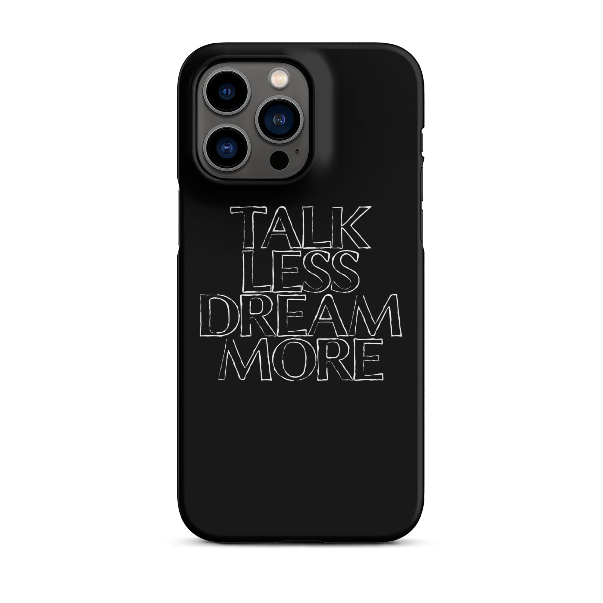Dream More iPhone Case, Black