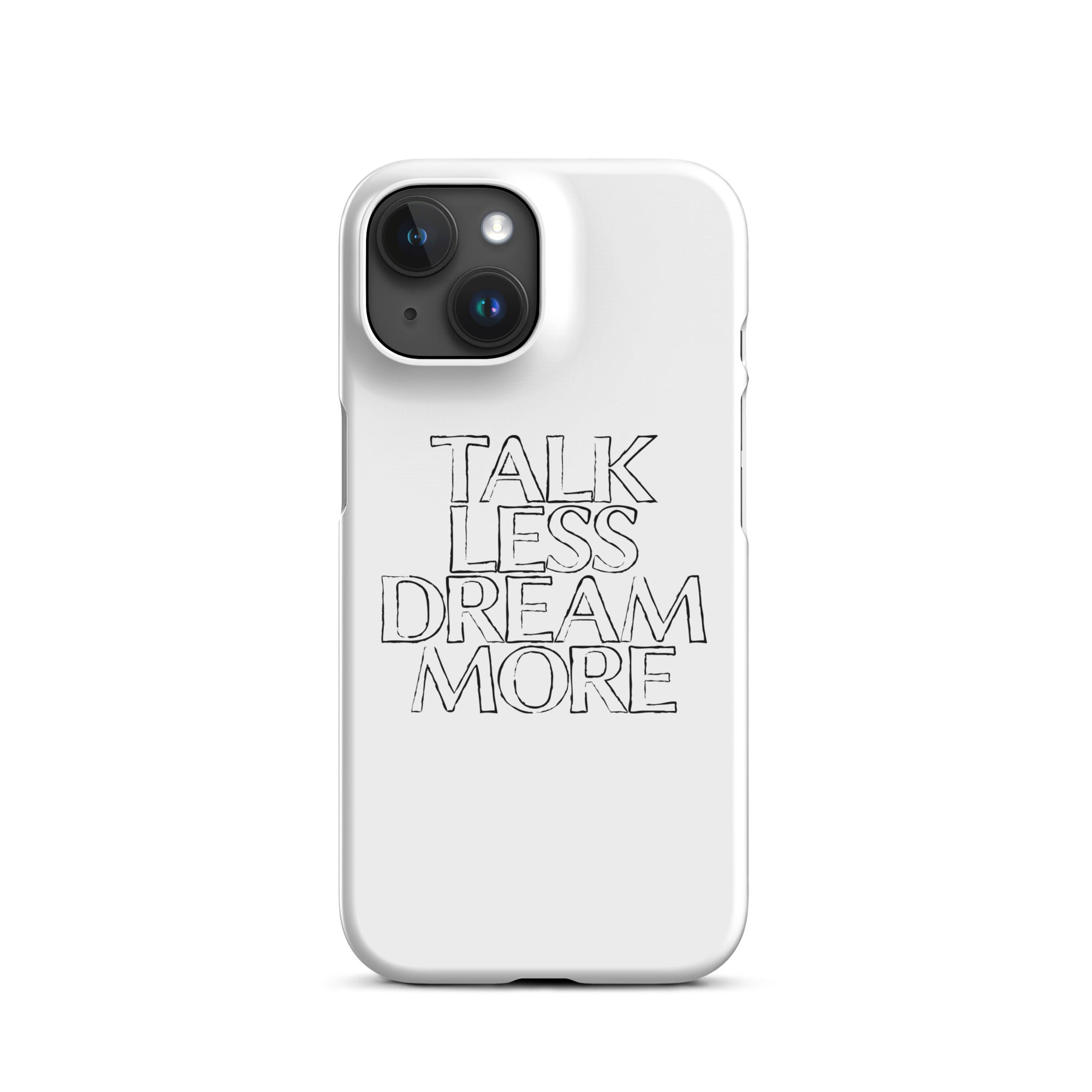 Dream More iPhone Case, White