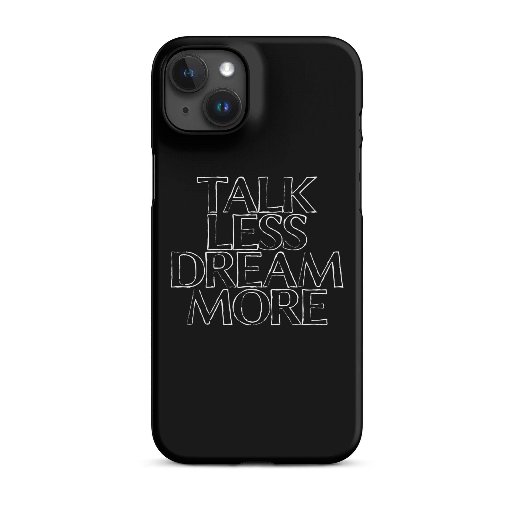 Dream More iPhone Case, Black