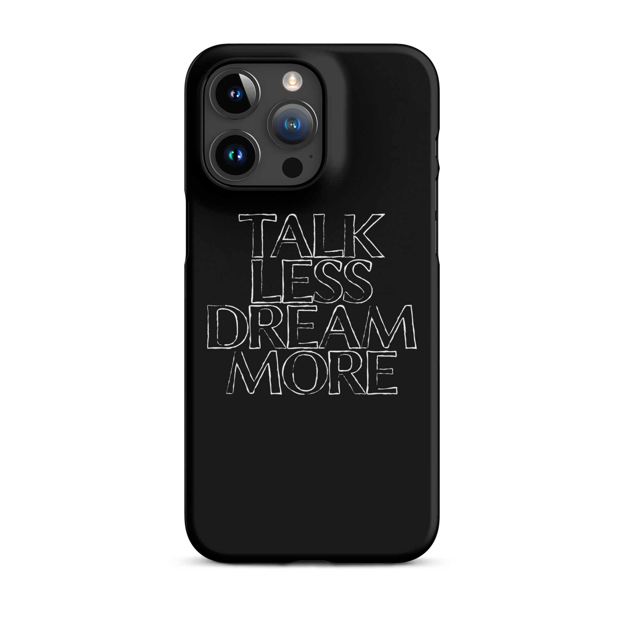 Dream More iPhone Case, Black