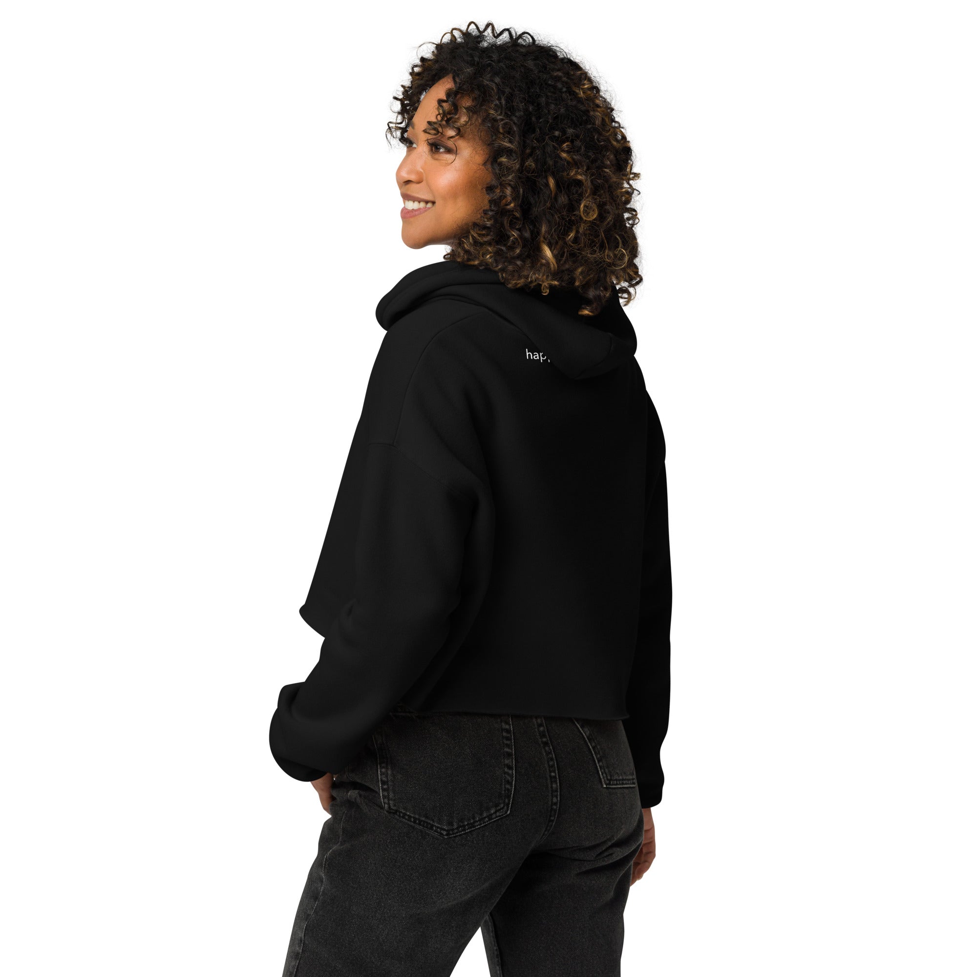 Dream More Crop Hoodie
