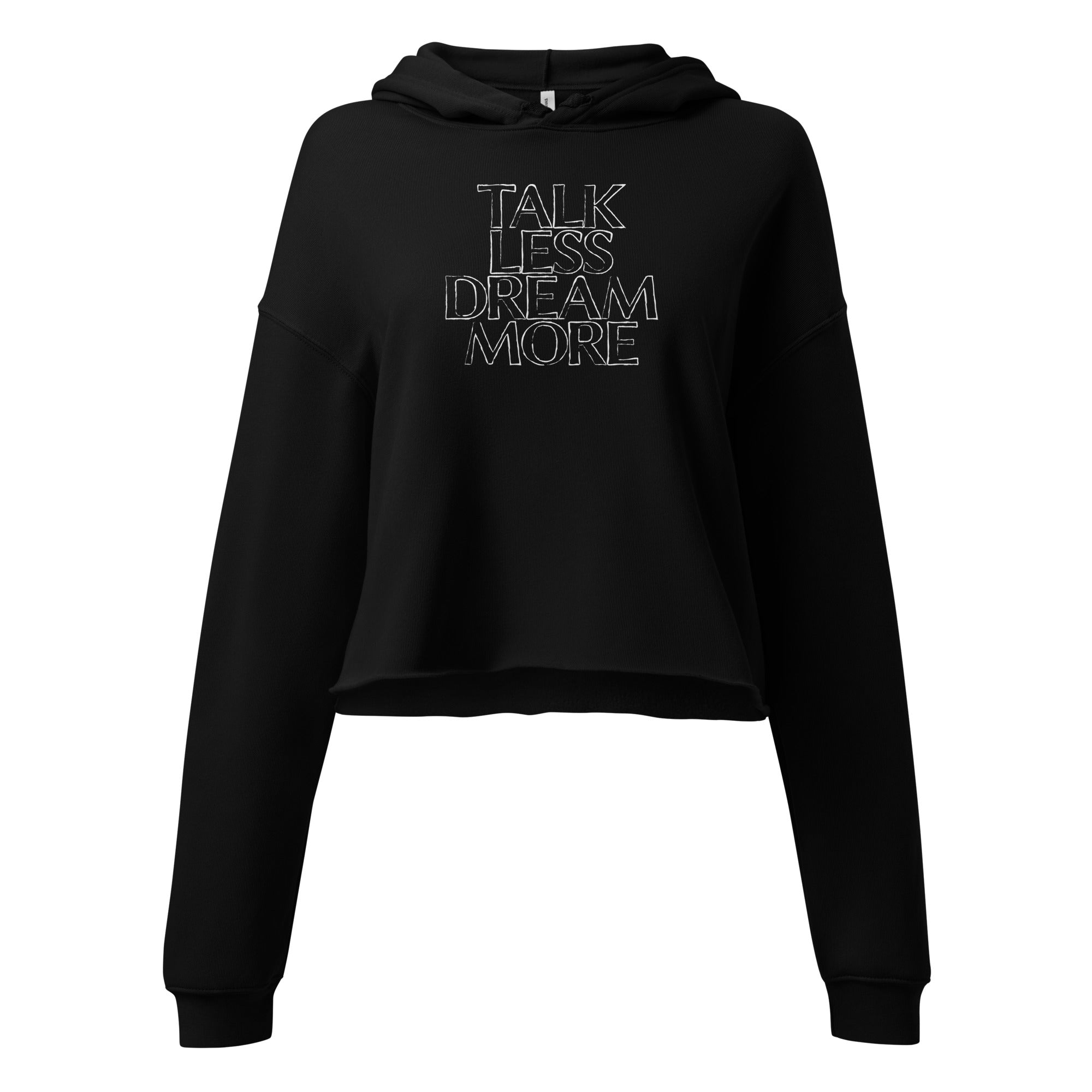 Dream More Crop Hoodie