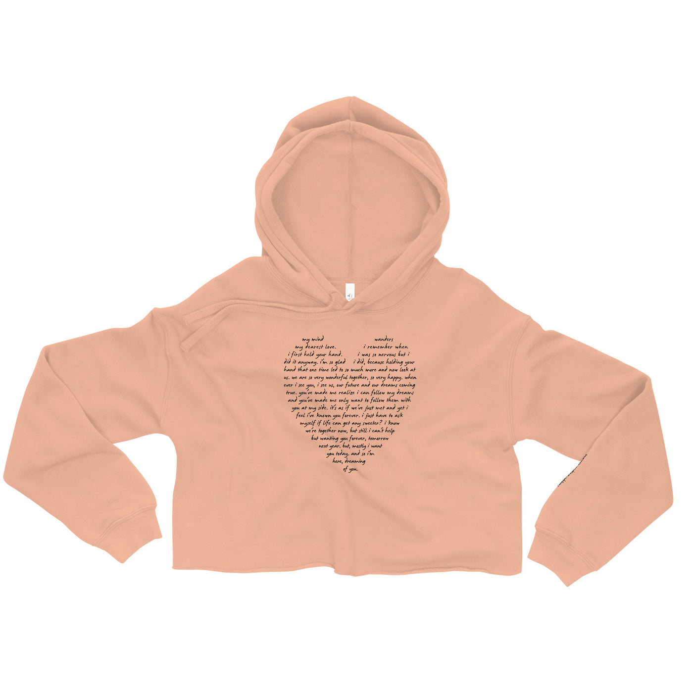 Love Letter Crop Hoodie