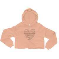 Love Letter Crop Hoodie
