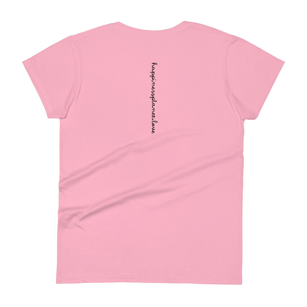 Happiness Planet Logo T-shirt, Feminine Fit