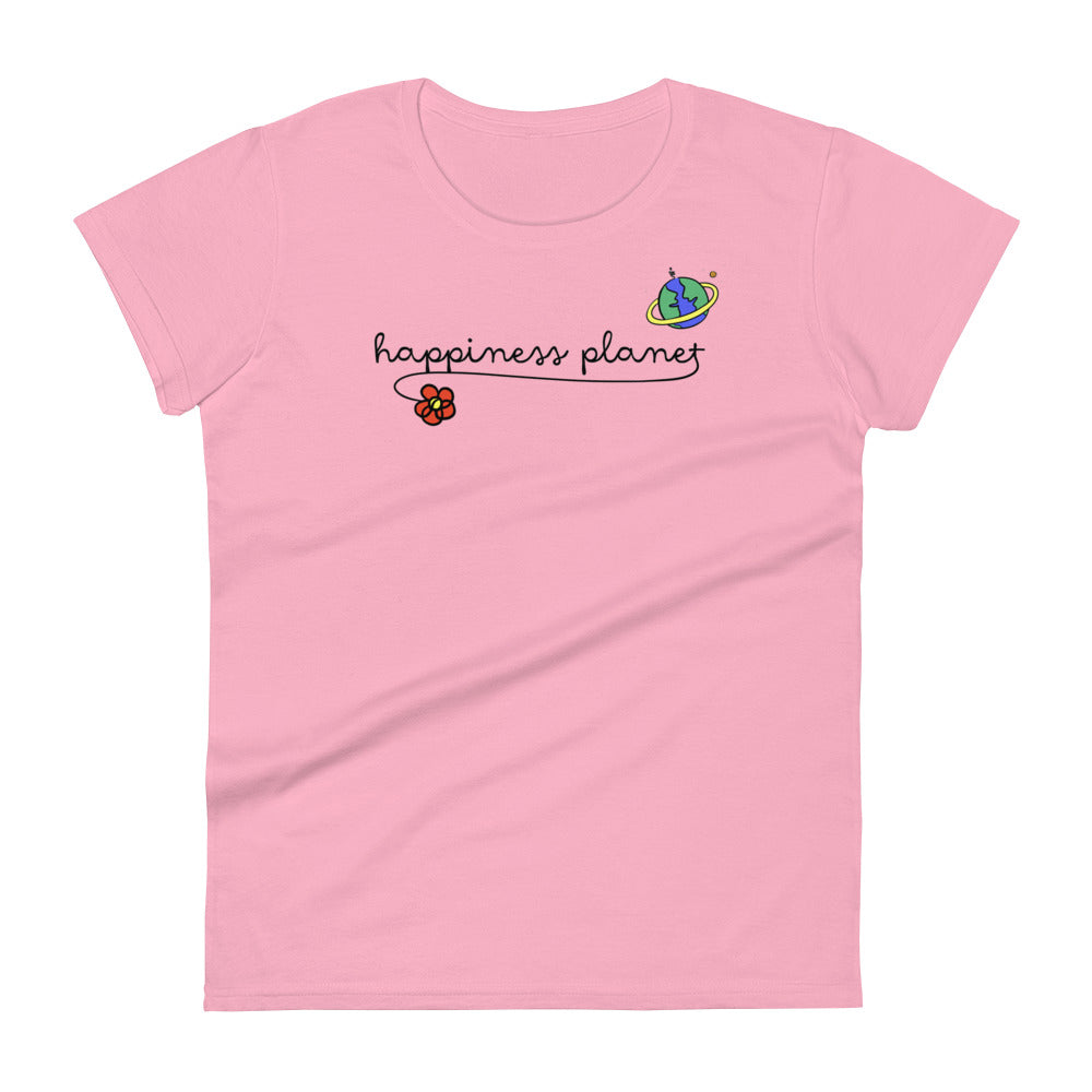 Happiness Planet Logo T-shirt, Feminine Fit