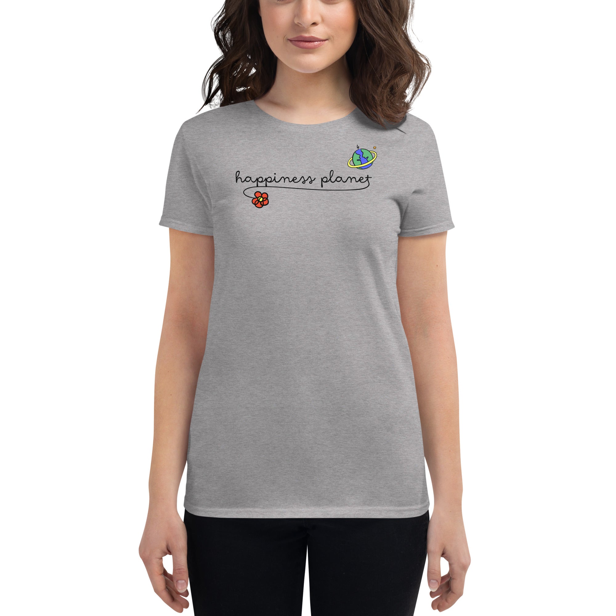 Happiness Planet Logo T-shirt, Feminine Fit