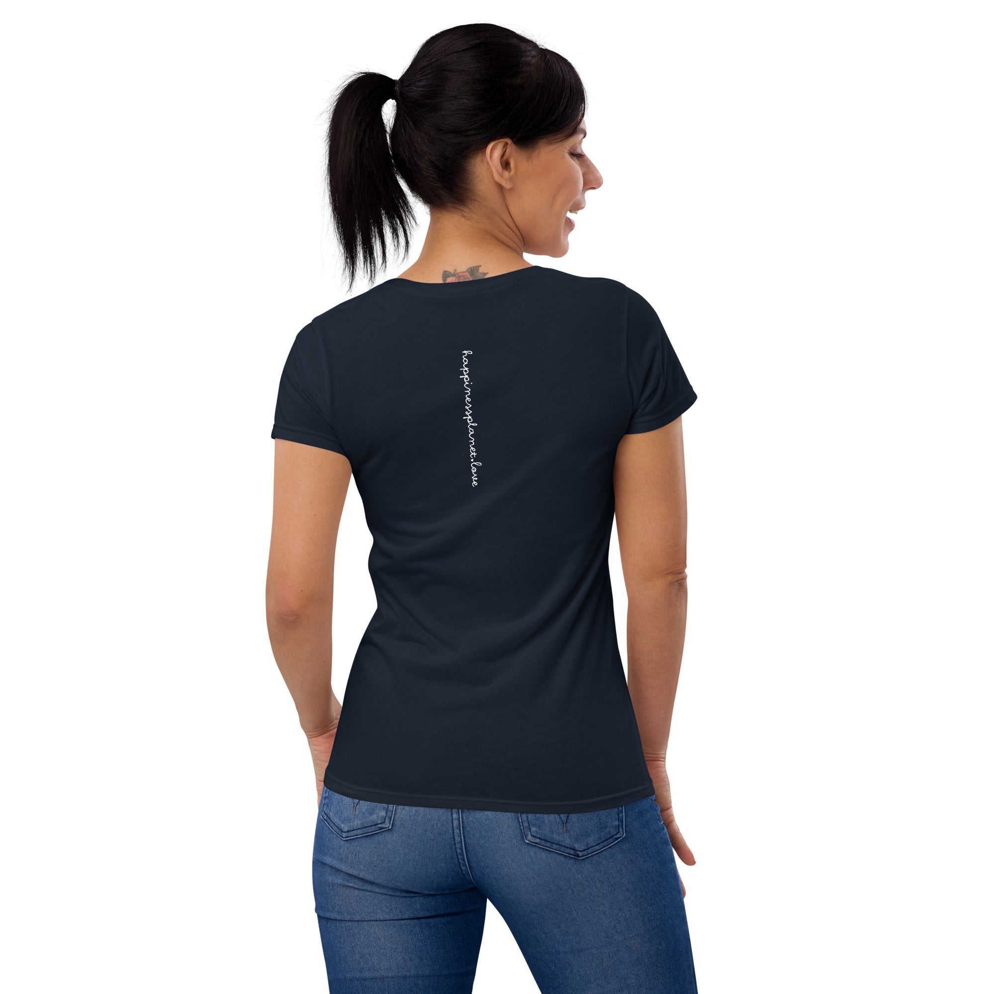 Happiness Planet Logo T-shirt, Feminine Fit